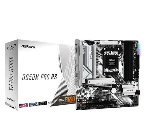ASRock B650M PRO RS Mainboard mit AM5 Sockel und DDR5 Unterstützung