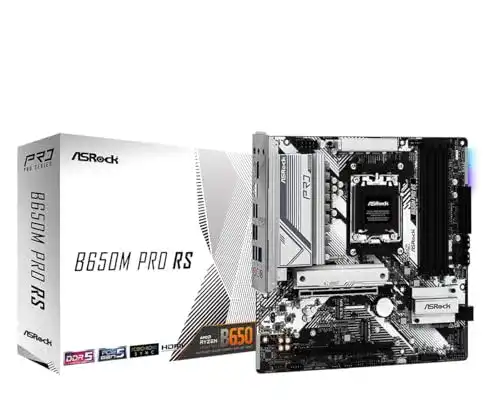 ASRock B650M PRO RS Mainboard mit AM5 Sockel und DDR5 Unterstützung