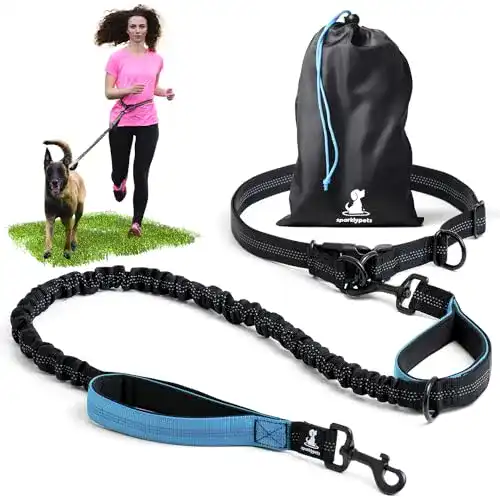 Hunde Joggingleine SparklyPets für Jogging und Wandern