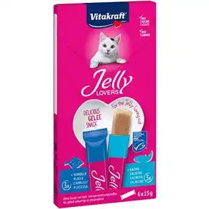 Vitakraft Katzenfutter Jelly Lovers Katzensnack mit Lachs