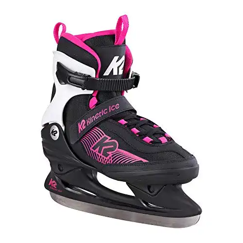 Schlittschuhe für Damen K2 Kinetic Ice W – Schwarz/Pink