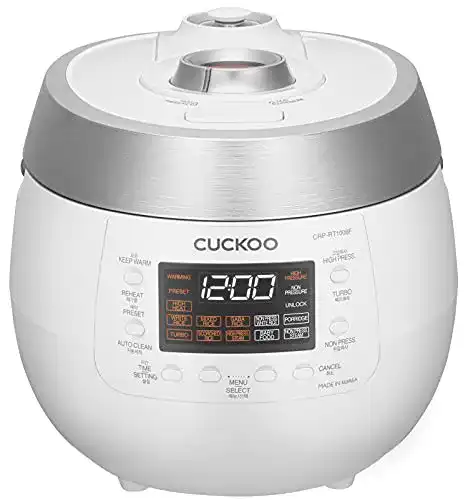 Cuckoo Reiskocher CRP-RT1008F Digitaler Dampfdruck