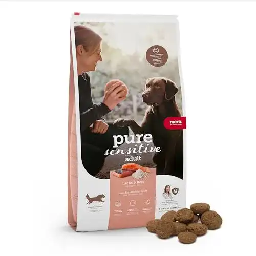 Mera Pure Sensitive Hundefutter mit Lachs und Reis für sensible Hunde