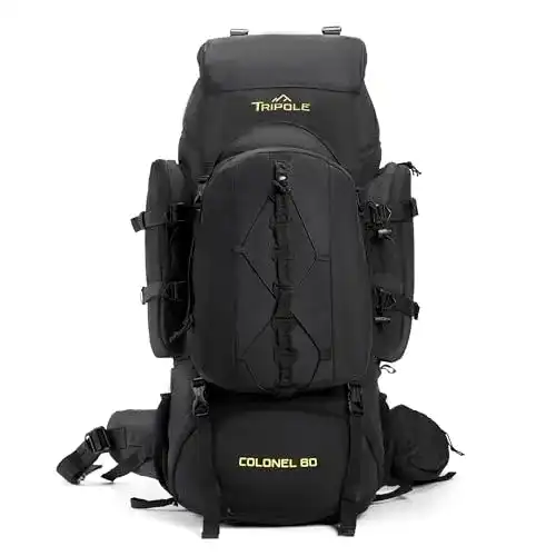 TriPole Colonel 80 Liter Rucksack für Wanderungen und Reisen