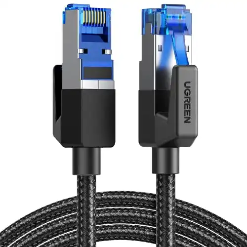 UGREEN Cat 8 Netzwerkkabel 40Gbps 2000MHz für schnelle Internetverbindungen