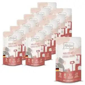 MjAMjAM Katzenfutter Premium Nassfutter für Katzen 12er Pack 125g