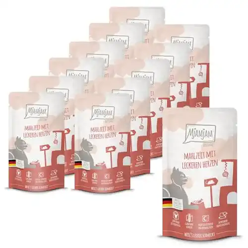 MjAMjAM Katzenfutter Premium Nassfutter für Katzen 12er Pack 125g
