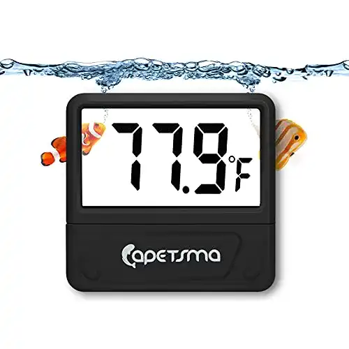 Digitales Aquarium-Thermometer von Capetsma für präzise Messungen