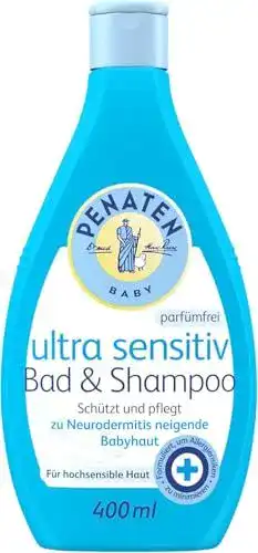 Kinder Shampoo Penaten Ultra Sensitiv Bad und Shampoo parfümfrei