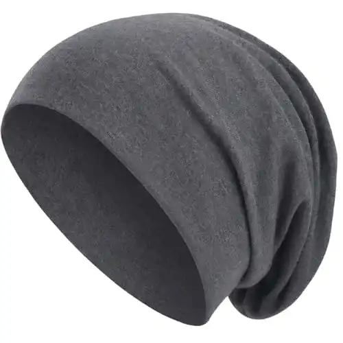 Beanie Style 3 warme Herbst Winter Slouch XXL aus atmungsaktivem Jersey