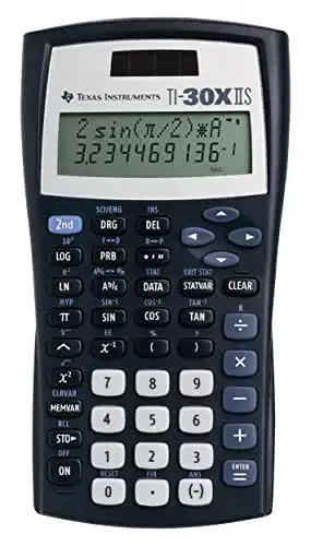 Taschenrechner Texas Instruments TI-30 XIIS Schulrechner mit zweizeiliger Anzeige