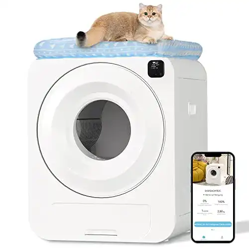Selbstreinigendes Katzenklo Angel Shield – Automatische Katzentoilette mit App
