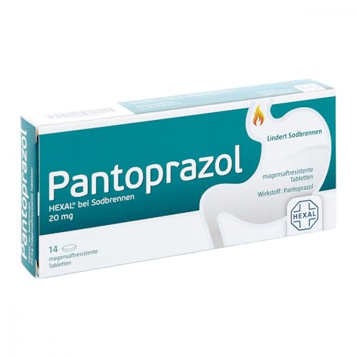 Pantoprazol Hexal bei Sodbrennen – magensaftresistente Tabletten 14 Stück