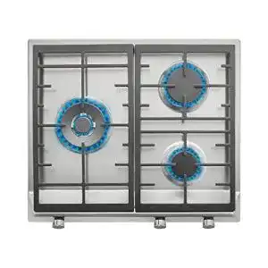 Teka EX 60 1 3G AI AL DR BUT Einbau-Gaskochfeld mit 3 Brennern