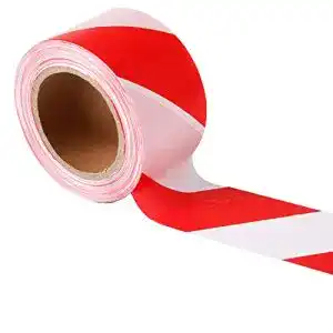 Absperrband rot-weiß TopSoon aus Polyethylen, nicht klebend