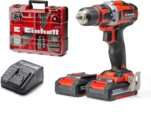 Akkuschrauber Einhell TE-CD 18/40 Li Set mit 2×2,0 Ah Akkus