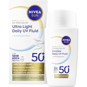 Nivea Sonnencreme Nivea Sun Sonnenschutz Fluid LSF 50+