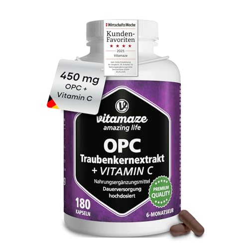 Vitamaze Traubenkernextrakt Kapseln mit OPC