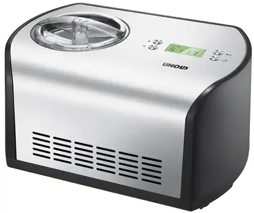 Unold Eismaschine One 48865 mit Kompressor für die Eisproduktion