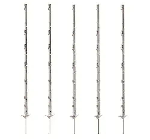 Weidezaunpfähle Kerbl Growi aus Kunststoff, 156 cm, 40 Stück