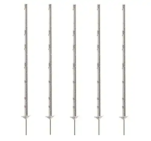 Weidezaunpfähle Kerbl Growi aus Kunststoff, 156 cm, 40 Stück