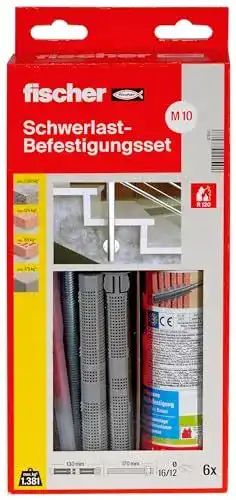 Schwerlast-Befestigungsset von fischer 300 T für Beton und Mauerwerk