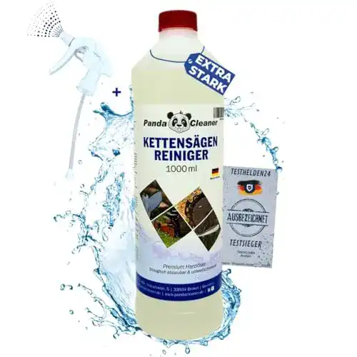 PandaCleaner Kettensägen Reiniger 1000ml BIO Spray für professionelle Reinigung
