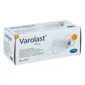 Zinkleimverband Varolast Plus 8 cm x 5 m für medizinische Anwendungen
