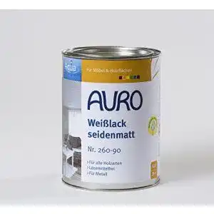 Weißlack Auro Aqua in seidenmatt für Innenräume