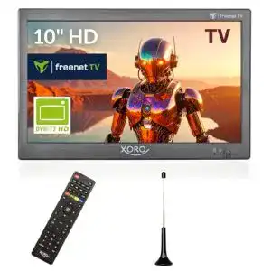 Xoro Fernseher PTL 1050 V2, 10.1 Zoll tragbarer DVB-T/T2