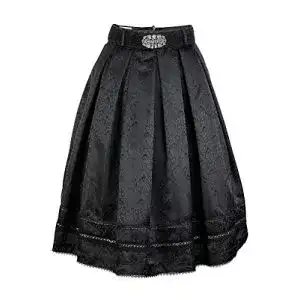 Trachtenrock Marjo für Damen mit Gürtel im Paisley Muster