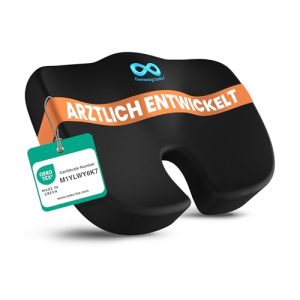 Orthopädisches Sitzkissen aus Memory-Schaum für besseren Sitzkomfort