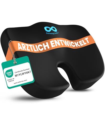 Orthopädisches Sitzkissen aus Memory-Schaum für besseren Sitzkomfort