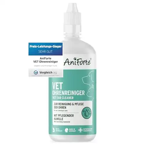 Ohrreiniger für Hunde, Katzen und Pferde mit Kamille – 250ml