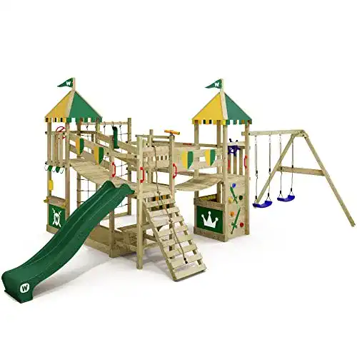 Spielturm Wickey Ritterburg Smart Queen mit Schaukel und Rutsche