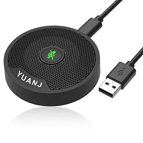 Konferenzmikrofon YUANJ USB für PC mit 360º Rundumaufnahme