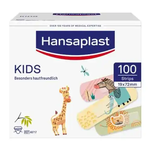 Kinderpflaster Hansaplast Universal mit Tiermotiven, 100 Strips