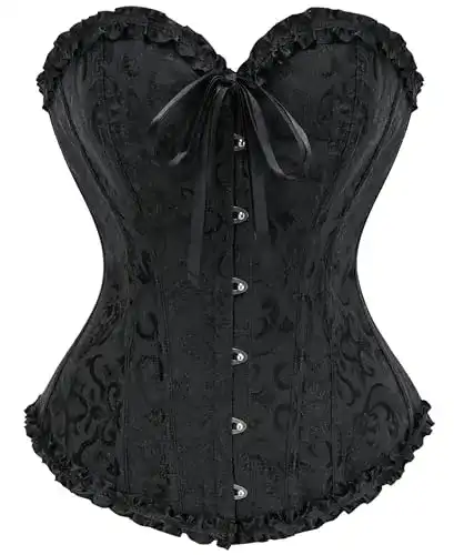 Korsett Szivyshi Ivy Shi Damen Vollbrust Corsage Top Gothic Vintage