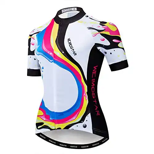 Fahrradbekleidung Damen JPOJPO Radtrikot kurzärmelig für sportliche Frauen