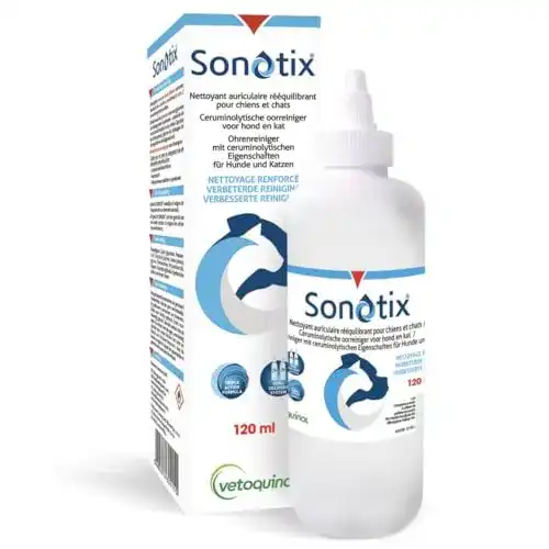 Ohrreiniger für Hunde und Katzen Vetoquinol Sonotix 120 ml