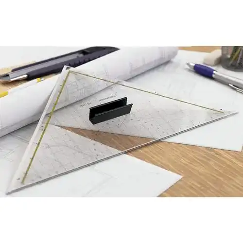 Geodreieck Klein Tools mit Stahlkante 325 mm aus Acrylglas