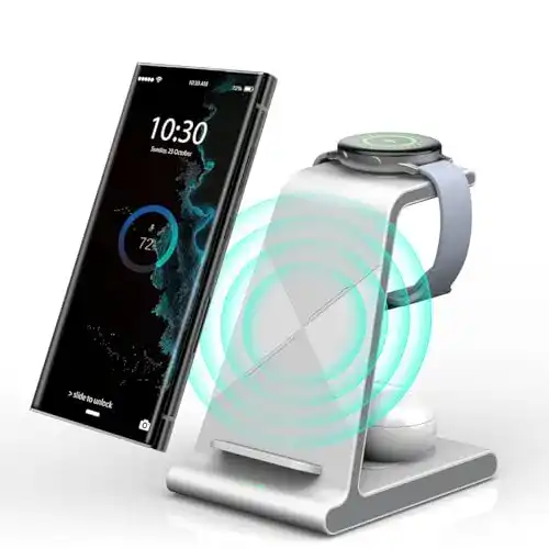 Aukvite 3-in-1 Ladestation für Samsung Geräte