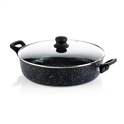 Schmorpfanne 32 cm Westinghouse mit Glasdeckel und Antihaftbeschichtung