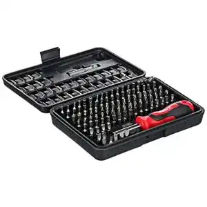 Bitset Meister 130-teiliges Bit-Set aus Chrom-Vanadium-Stahl