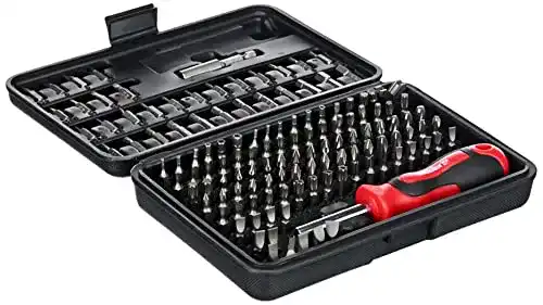 Bitset Meister 130-teiliges Bit-Set aus Chrom-Vanadium-Stahl