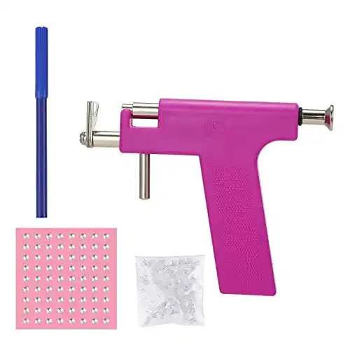 Ohrlochpistole Anself Set mit Piercing Set und Ohrringbolzen