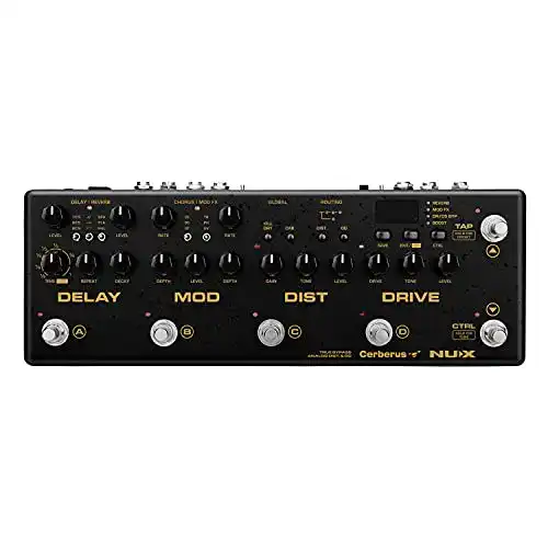 Multieffektgerät Nux Cerberus für E-Gitarren mit 16 Effekten