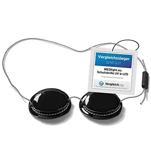 Solariumbrille Medlight Premium für LED und UV Schutz