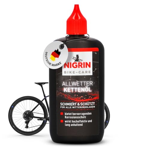 Nigrin Bike-Care Allwetter Kettenöl 100 ml für Fahrräder