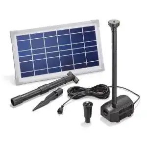 Solar Springbrunnen Esotec Teichpumpe mit 8 Watt Solarmodul